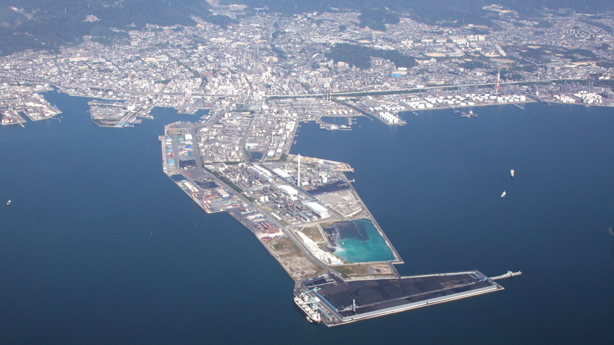 Port of Tokuyama Kudamatsu in Japan