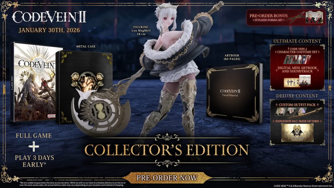 Code Vein II Collector’s Edition Revealed at Tokyo Game Show 2025
