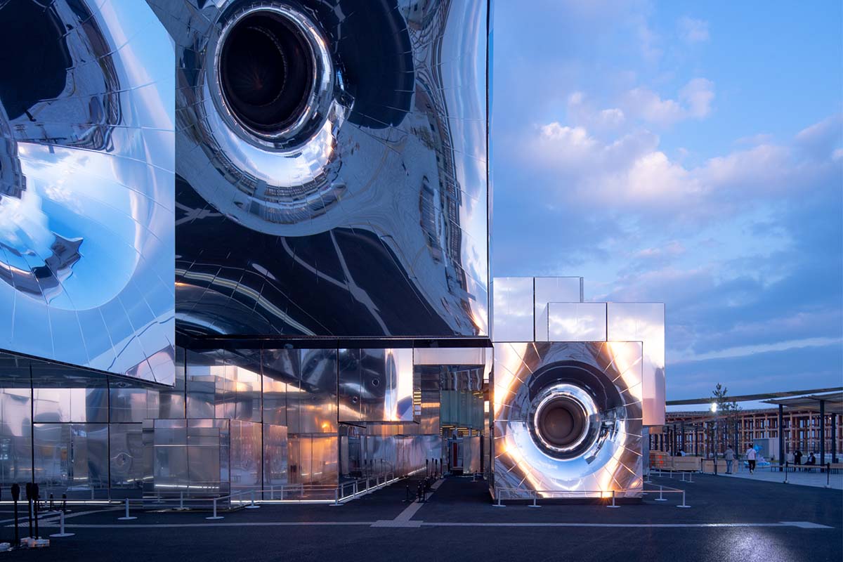 Noiz Architects imagines Osaka Pavilion as a social and living sculpture with mirrored surfaces 