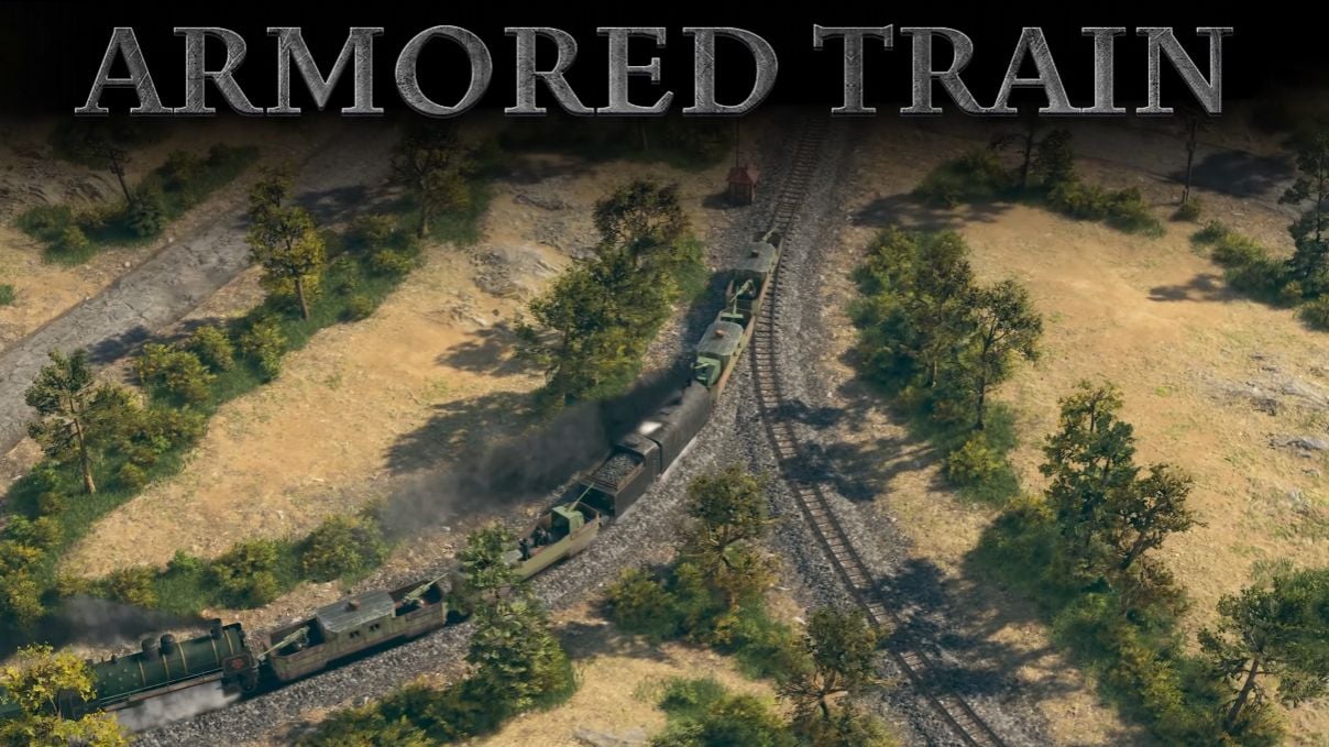 An armored train.
