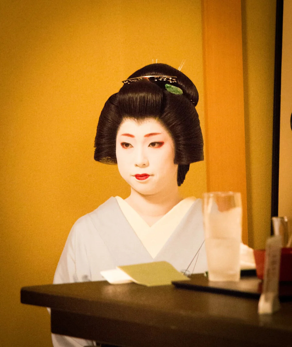 A Geisha in Kyoto.