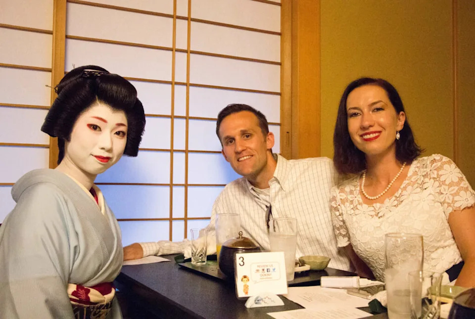 Dinner with a geisha in Kyoto
