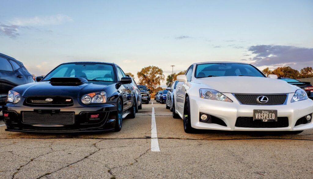 My homies 04 Sti and my 08 ISF
