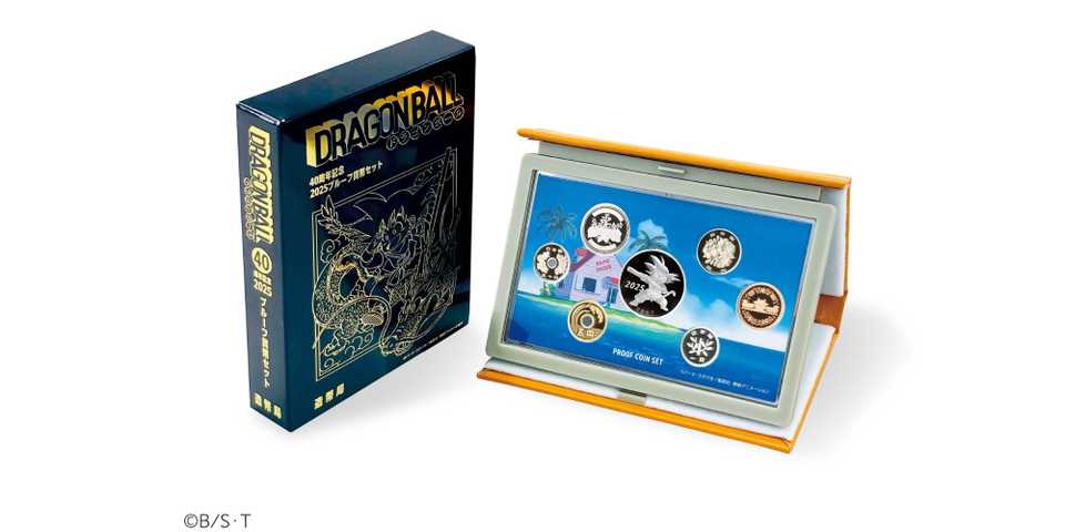 Dragon Ball 40th anniversary complete proof coin set