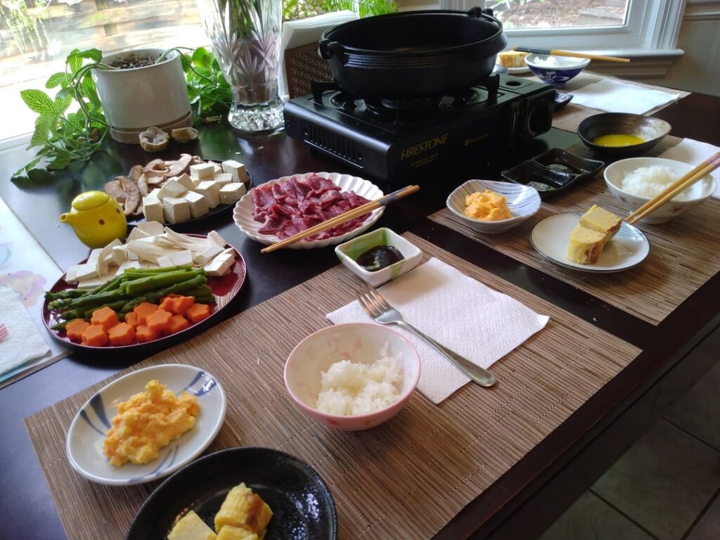 Sukiyaki for Saturday Dinner