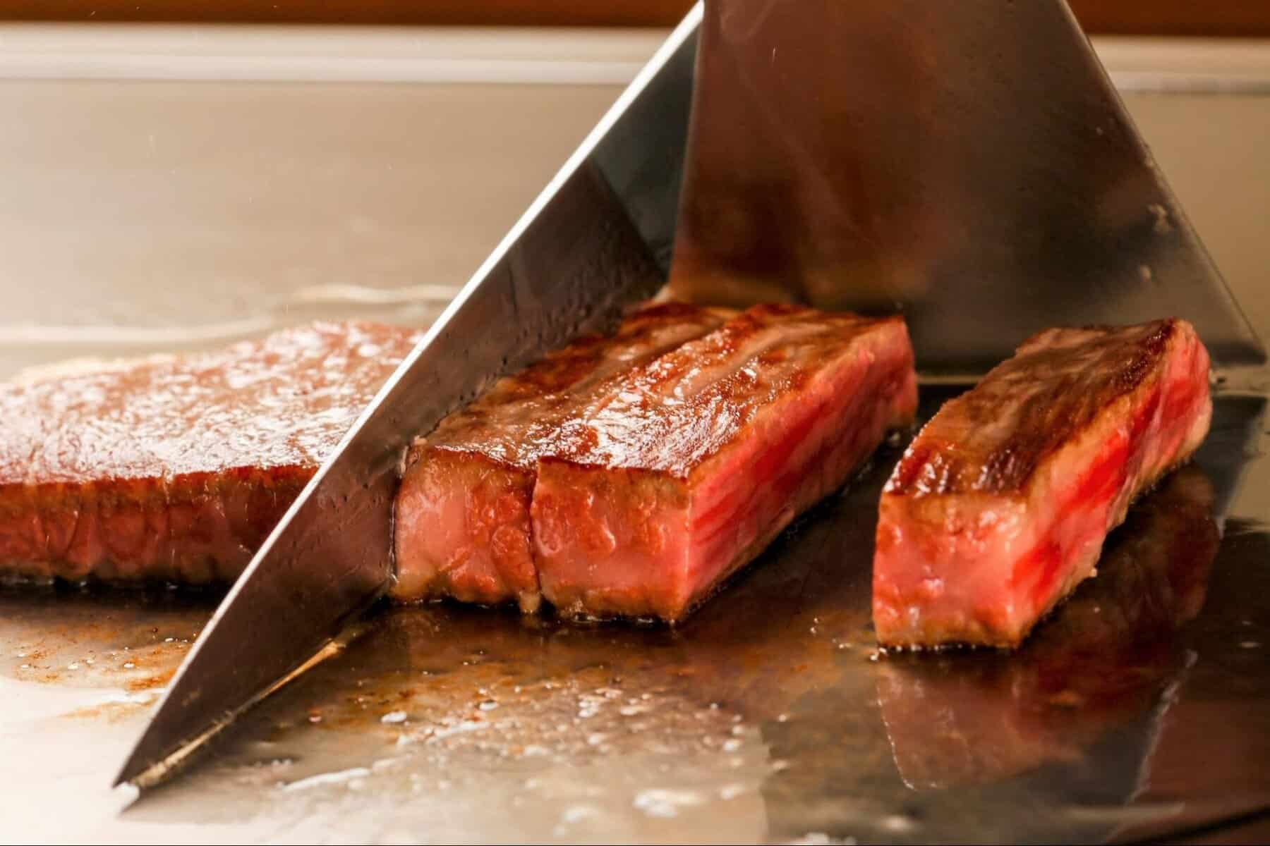 Kobe beef steak, Ishida. LINKS UMEDA