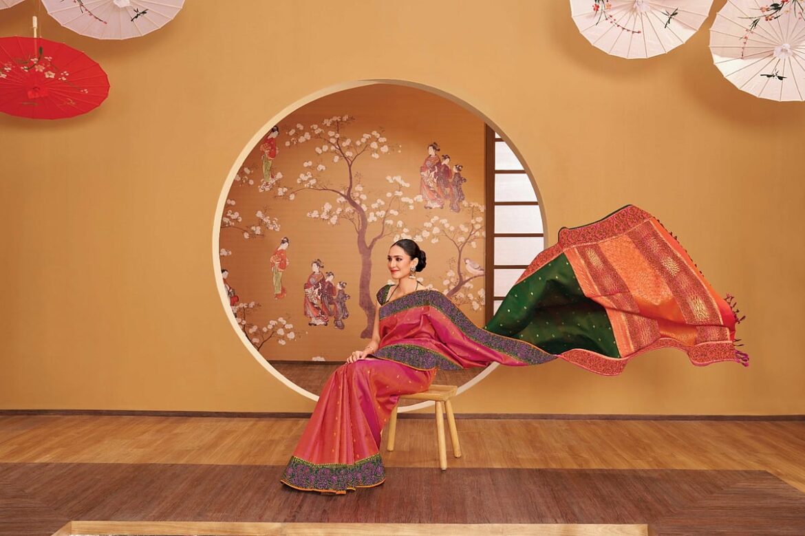 From Van Gogh to Mount Fuji, this saree brand discovers a new canvas