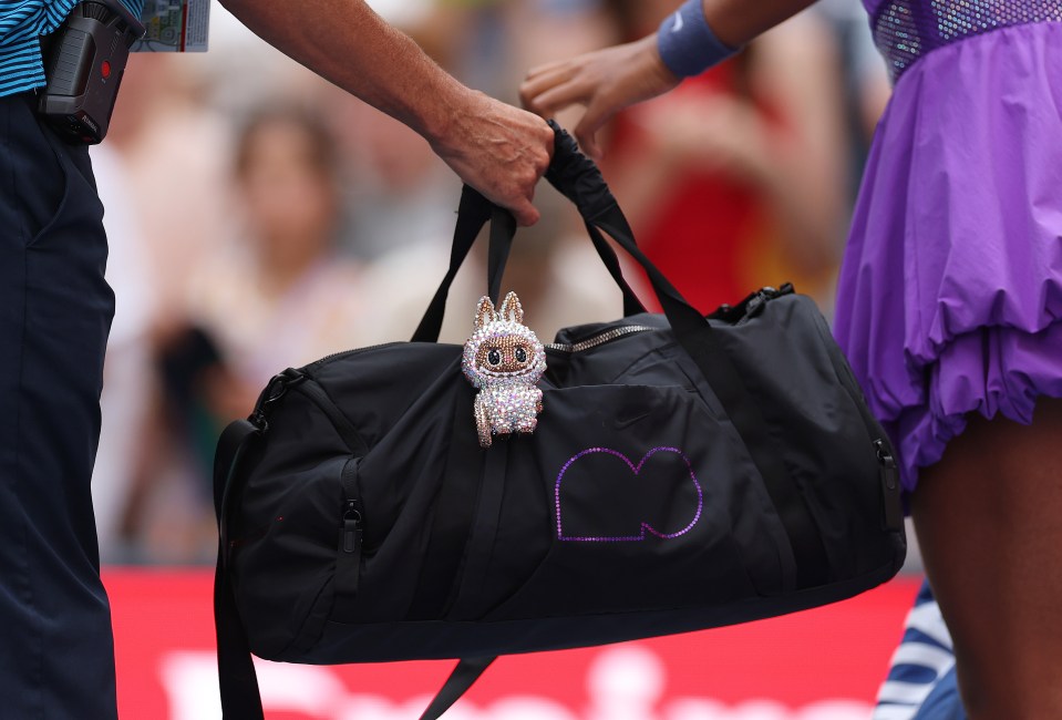The plush toys on show have been custom made for her