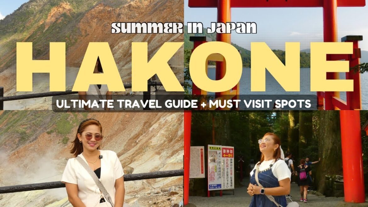 HAKONE DAY TRIP 🇯🇵 MUST VISIT SPOTS & COMPLETE TRAVEL GUIDE  FROM TOKYO