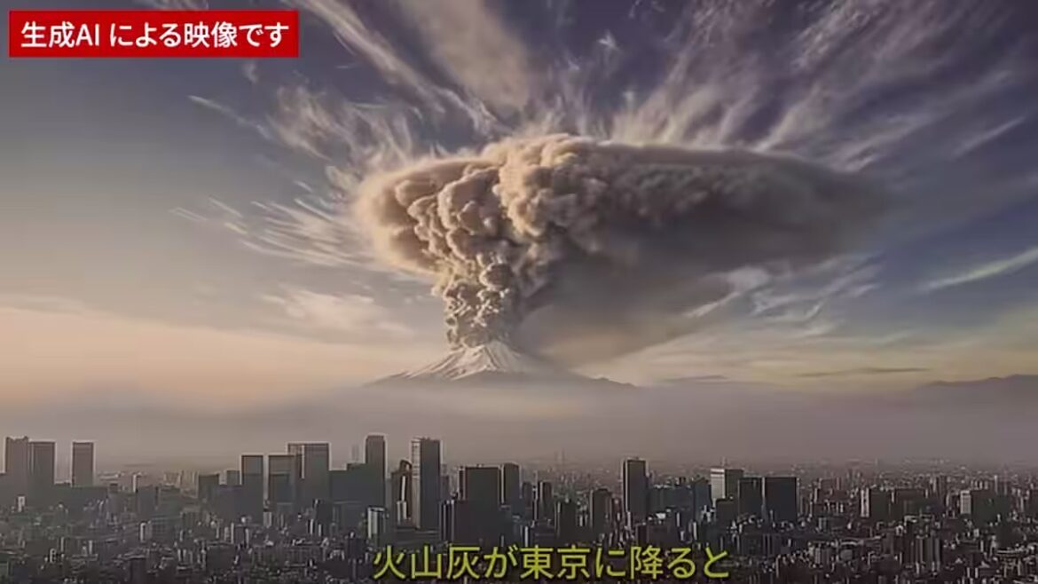 AI Simulation of Mt Fuji Eruption Aims to Inform, Not Alarm mt fuji eruption simulation