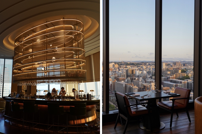 Cocktail bar code bar (left) and the hotel's flagship restaurant Iron Bay (Oh)/Photo = Kim Ji-eun Travel + Reporter