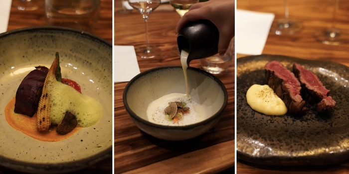 The menu of "Iron Bay". Fresh using local ingredients/photograph = Kim Ji-eun Travel + Reporter