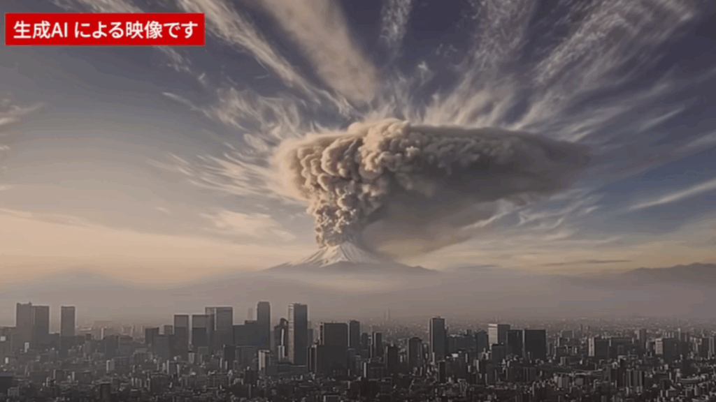 See what would happen to Tokyo if Mount Fuji erupted…