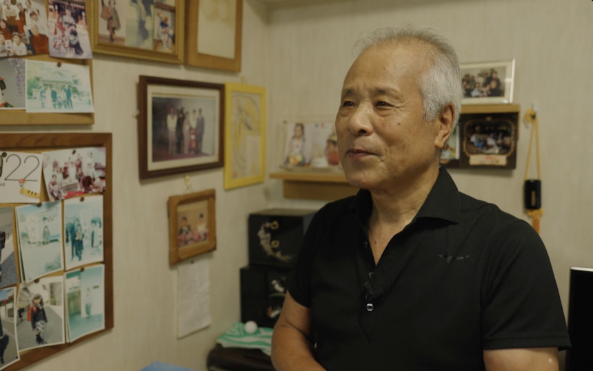 Toshiaki Morioka feels the heat but is reluctant to spent too much money on air conditioning.