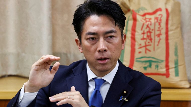 Shigeru Ishiba resigned after meeting colleague Shinjiro Koizumi on Saturday. File pic: Reuters