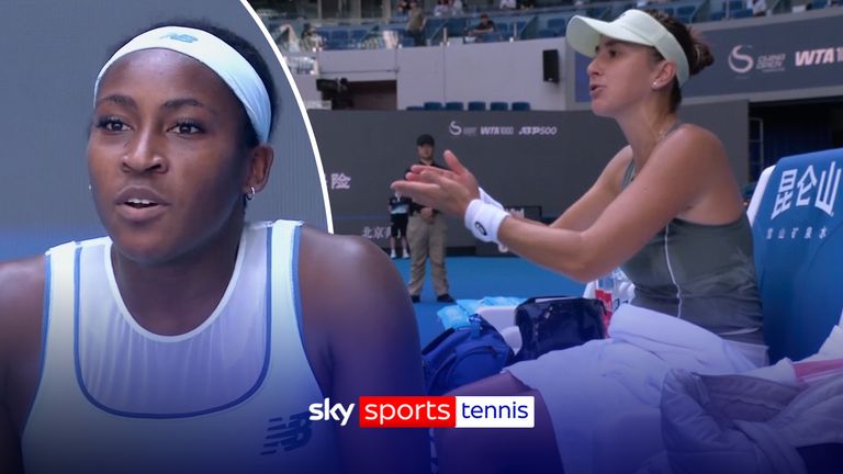 Coco Gauff and Belinda Bencic clash in heated exchange