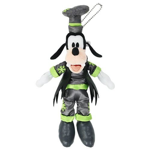 Goofy plush toy in gray and green with keychain—part of 2025 Halloween merchandise at Tokyo Disney Resort.