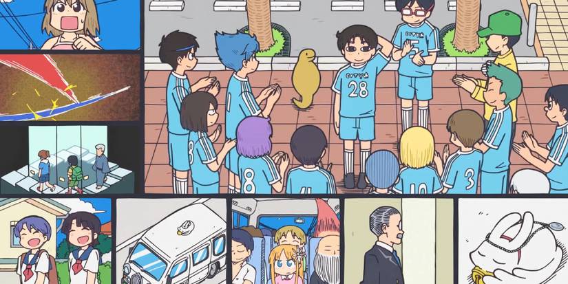 The split screen in City the Animation