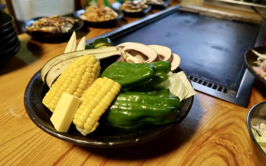 Vegetables from Sakura-tei’s farm
