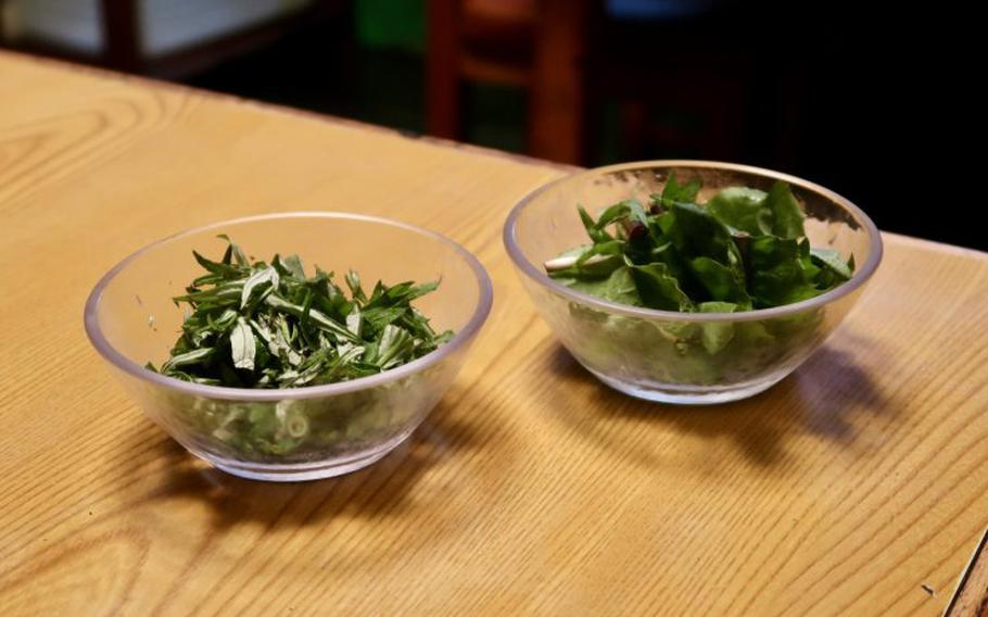 Farm-grown wild herbs