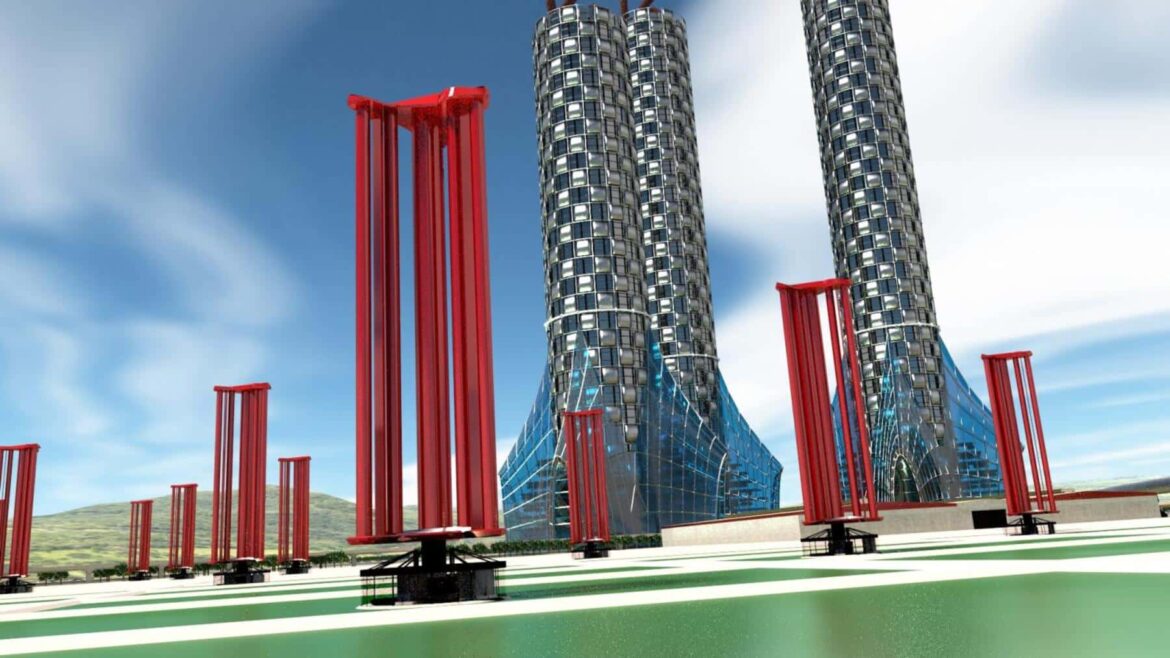 A typhoon turbine rises in Japan — The 50-year energy promise that shocks the grid Typhoon turbine generating power in Japan