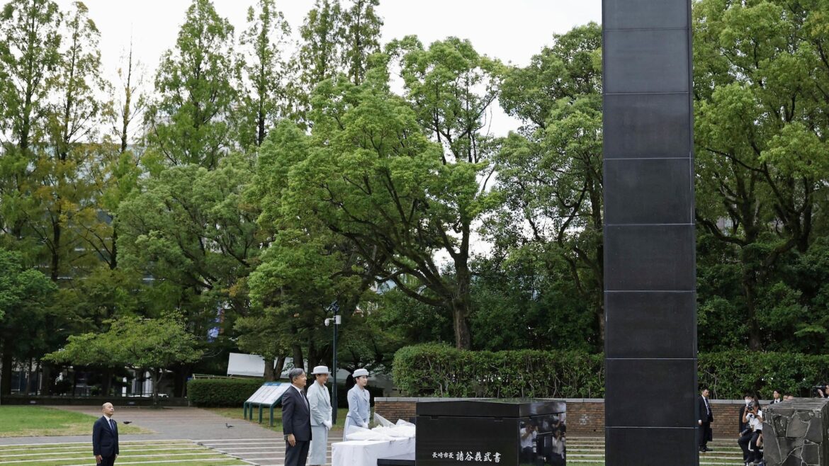 Japan’s emperor and his family mourn Nagasaki atomic bomb victims, marking 80 years since tragedy Japan’s emperor and his family mourn Nagasaki atomic bomb victims, marking 80 years since tragedy