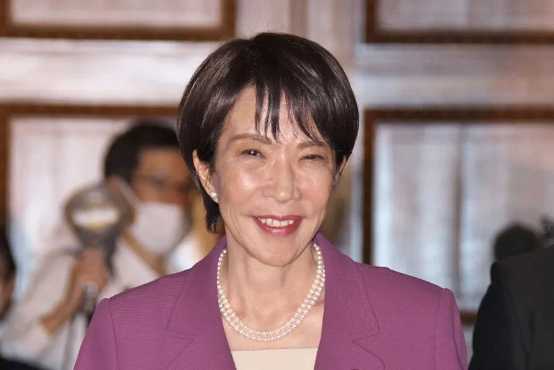 President of Liberal Democratic Party Sanae Takaichi arrives for meetings with opposition Party leaders at the National Diet in Tokyo on Wednesday and could become the nation's first female prime minister following a vote on Tuesday. Photo by Keizo Mori/UPI