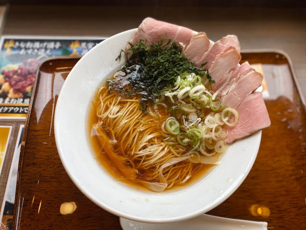 Fantastic ramen from a roadside station cafe south of Shizuoka