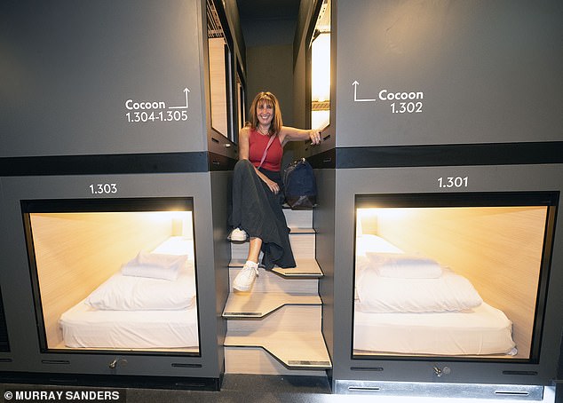 'You'll never get me in one of them,' Jo Kessel though, after seeing images of the world's first Capsule Hotel in Osaka, Japan , which opened in 1979