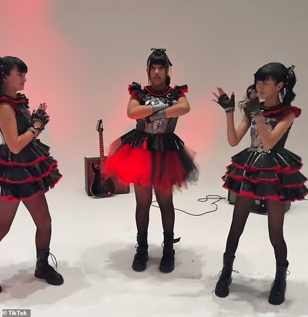 The clips were soundtracked to music by the Japanese kawaii metal band