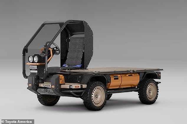 The IMV Origin is an off-road utility vehicle that Toyota has designed for rural villages in remote areas of Africa