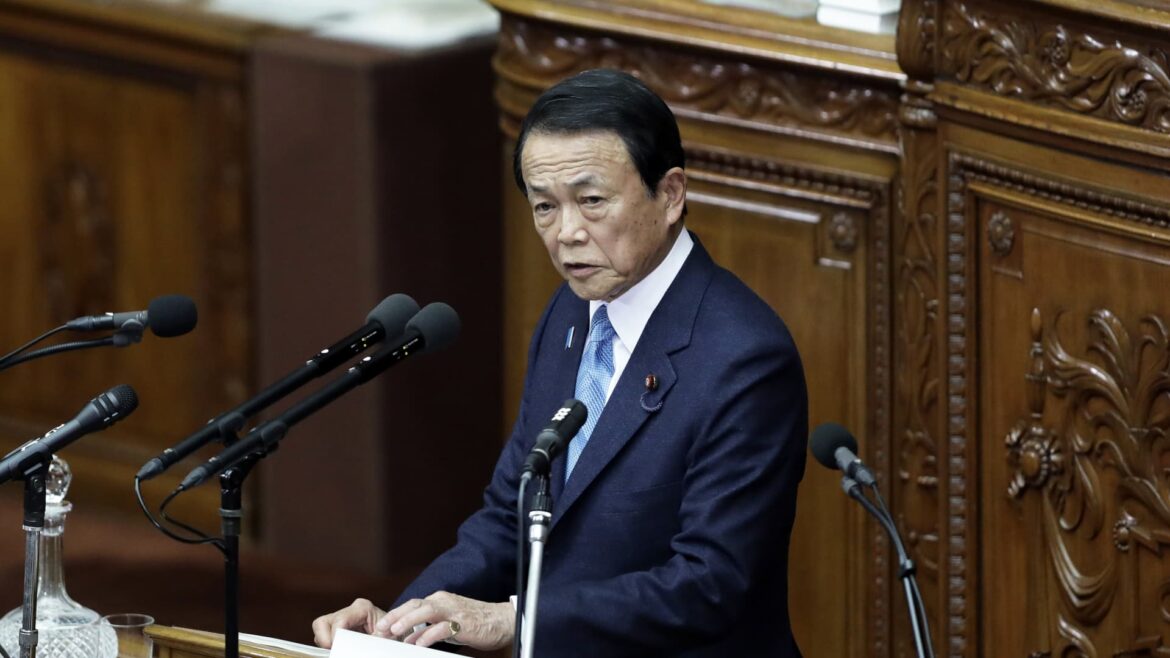 Japan's Takaichi picks ex-premier Aso as party vice president
