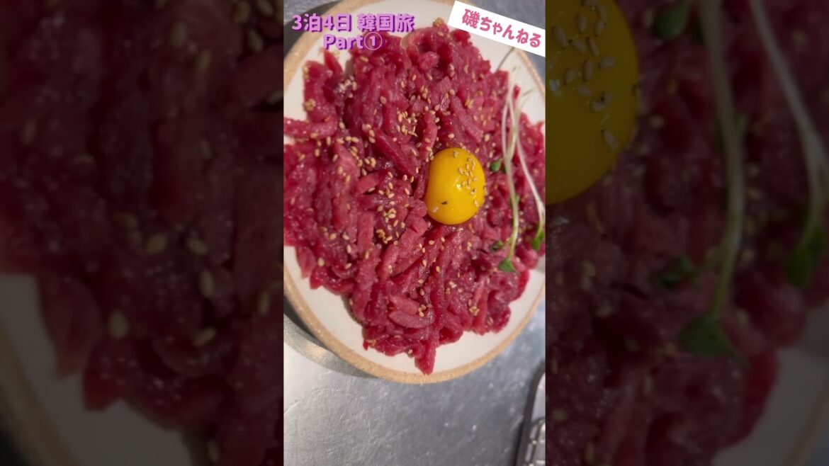 【韓国旅VLOG①】函館から3泊4日✈️到着早々ユッケ&焼肉!本編もアップ中 #アナウンサー #旅行 #韓国旅行 #チェジュ航空 #ユッケ #東大門 【韓国旅VLOG①】函館から3泊4日✈️到着早々ユッケ&焼肉!本編もアップ中 #アナウンサー #旅行 #韓国旅行 #チェジュ航空 #ユッケ #東大門