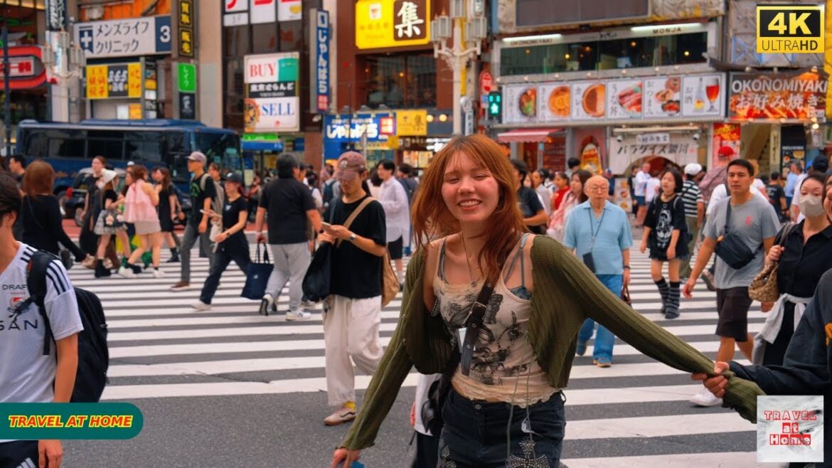 4K HDR Japan travel 2025 | Walk in Shinjuku（新宿）Tokyo Japan |Relaxing Natural City ambience
