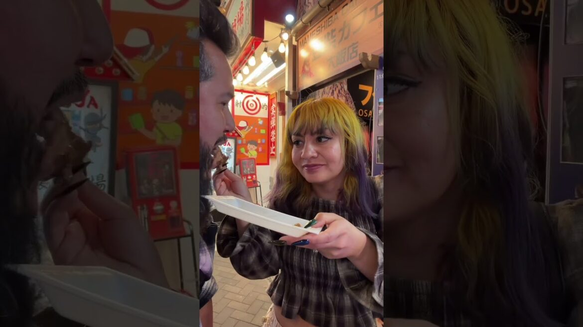 Eating Street Food in Japan!! #osaka #japan #streetfood Eating Street Food in Japan!! #osaka #japan #streetfood