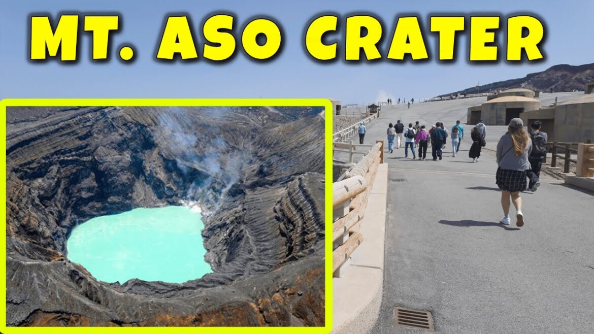 Walking tour of Japan’s largest active volcano – Mount Aso / Nakadake Walking tour of Japan's largest active volcano - Mount Aso / Nakadake