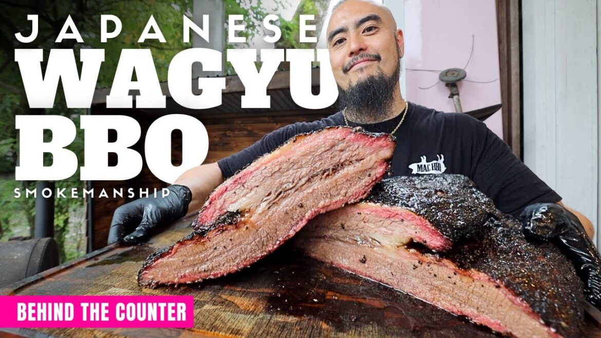 Behind the Counter at a Japanese Wagyu Texas BBQ Restaurant