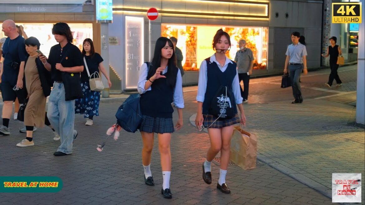 4K HDR Japan travel 2025 | Walk in Shibuya (渋谷) Tokyo Japan |Relaxing Natural City ambience
