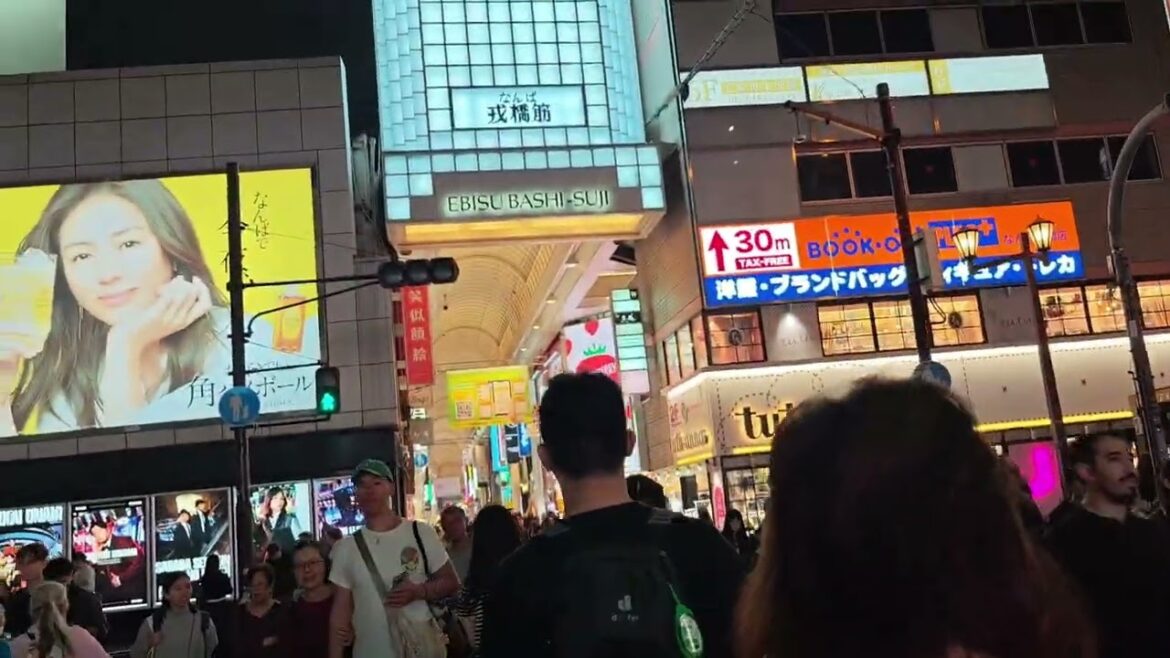 Exploring Dotonbori Osaka japan