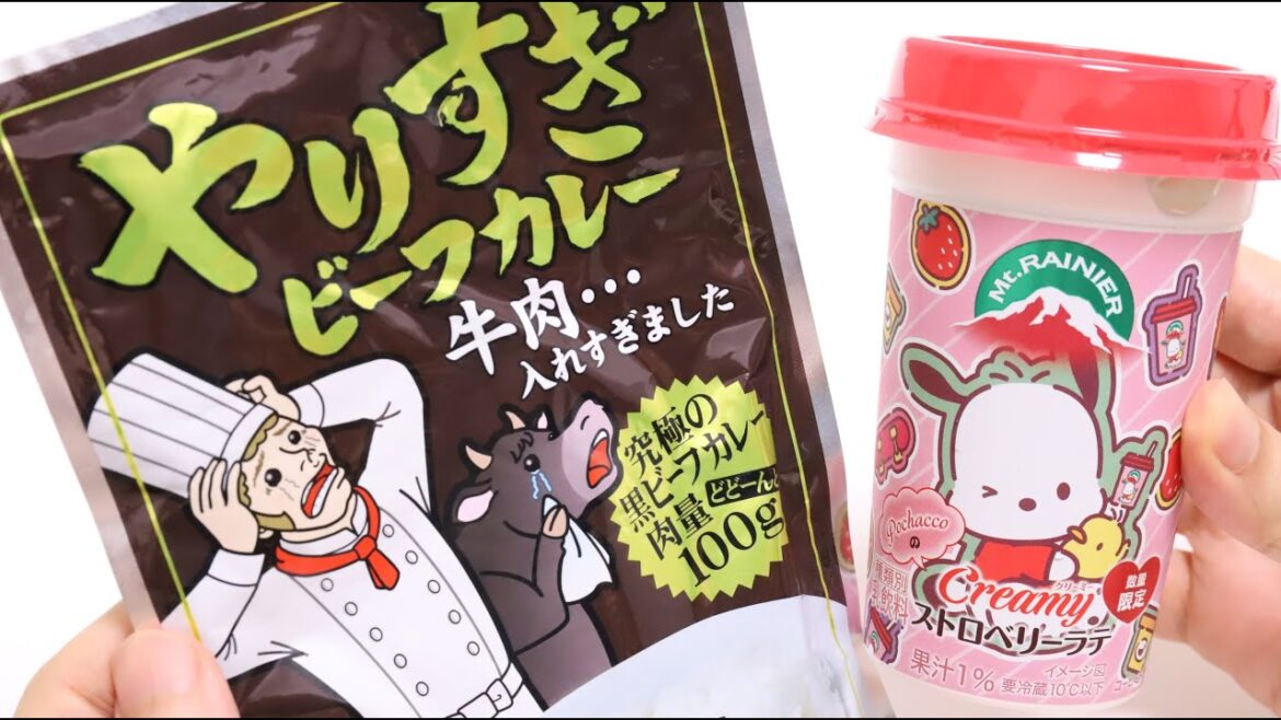 Yarisugi Too Much Beef Black Curry and Pochacco Strawberry Latte Yarisugi Too Much Beef Black Curry and Pochacco Strawberry Latte