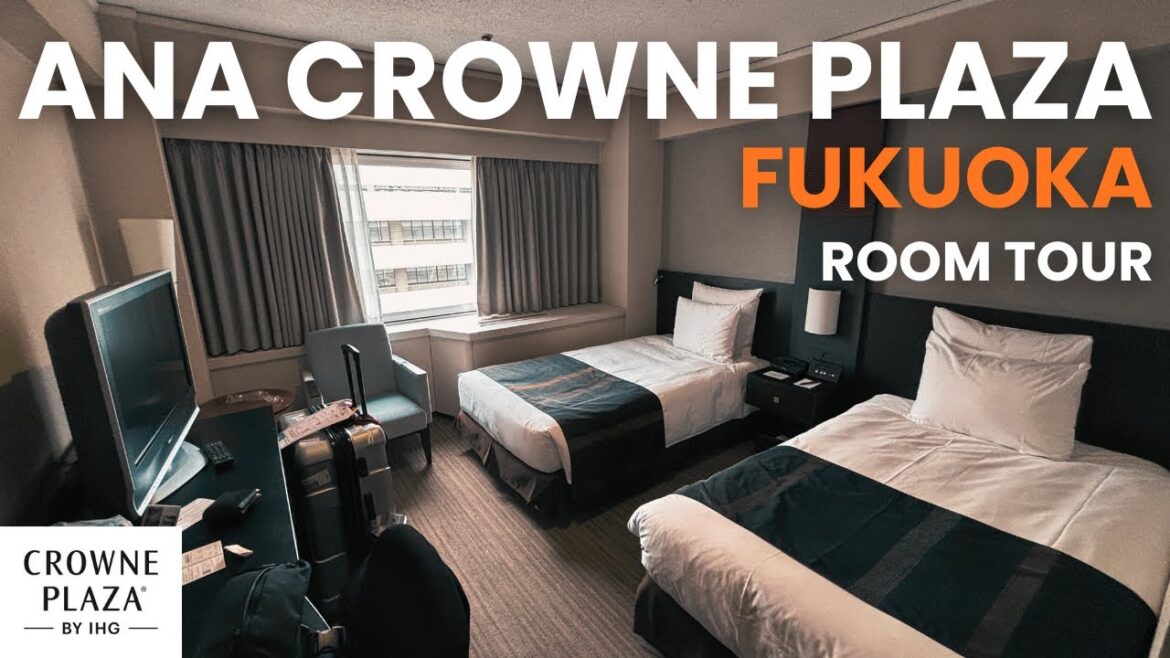 ANA Crowne Plaza Fukuoka Standard Room Tour