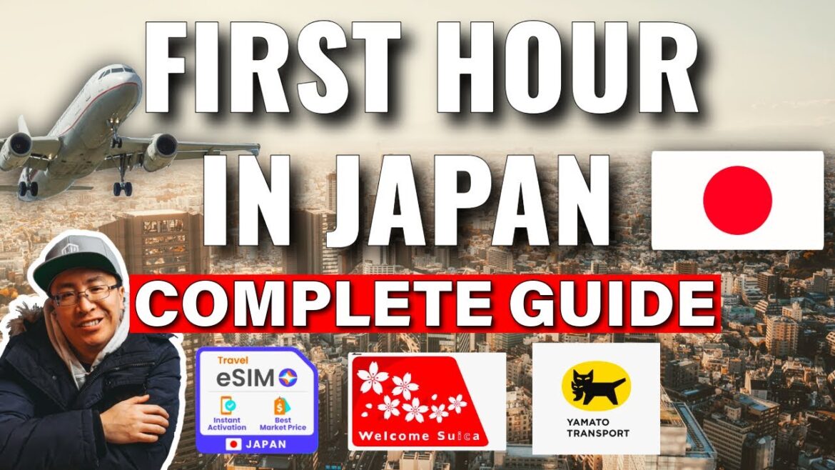 First Hour in Japan | Do THIS as SOON as You Land in Japan