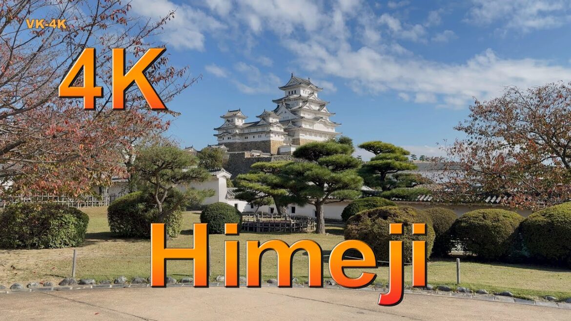 Japan Himeji Burg (Castle) 白鷺城, Sehenswürdigkeiten bei day trip mit Kokoen Gärten.