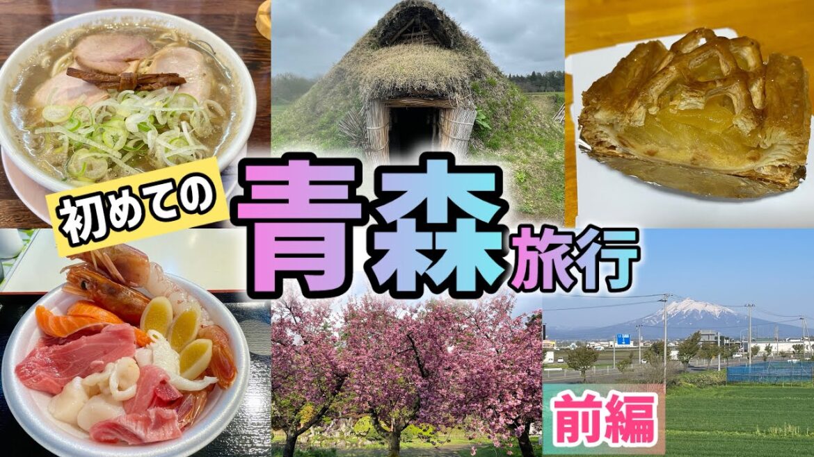 初めての青森旅行[前編]‼️海鮮、山、温泉、桜、縄文、アップルパイ🍎最高なことしかない！人生で一度は行こう！青森へ！