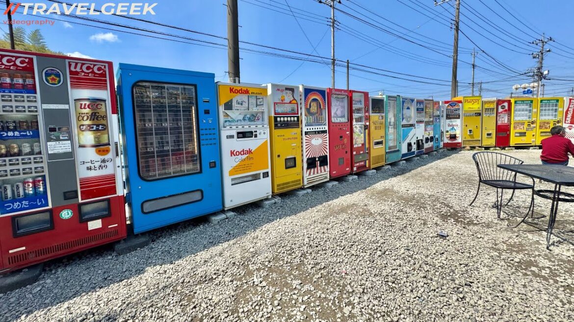 112 in Total! Japan’s Largest Retro Vending Machine Rest Area 112 in Total! Japan's Largest Retro Vending Machine Rest Area