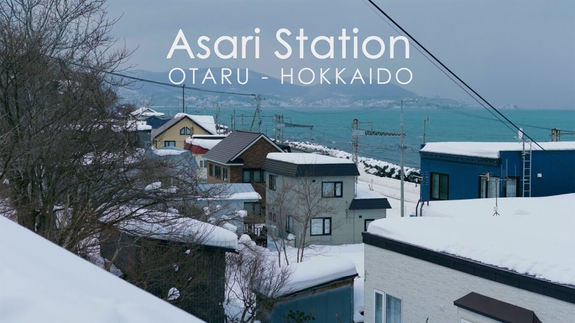Otaru  - Asari Station - Hokkaido Japan 🇯🇵 🚞🌨️