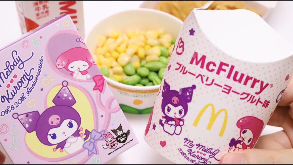 Mcdonald’s Japan Collaborate with Sanrio My Melody & Kuromi Mcdonald's Japan Collaborate with Sanrio My Melody & Kuromi