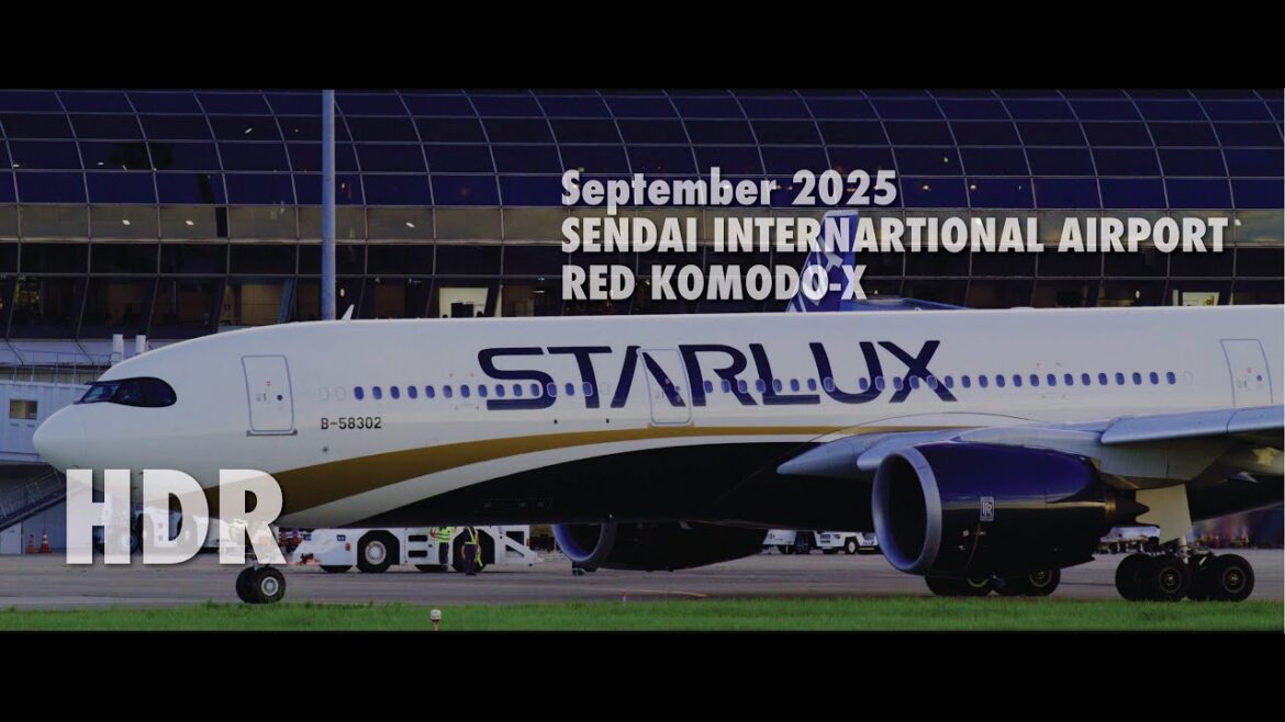 [HDR] September 2025 SENDAI INTERNATIONAL AIRPORT / RED KOMODO-X