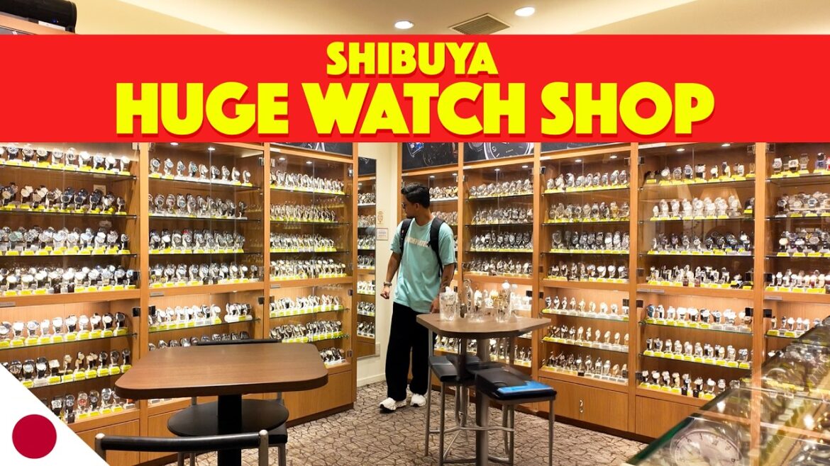 HUGE WATCH Shop in Tokyo Japan