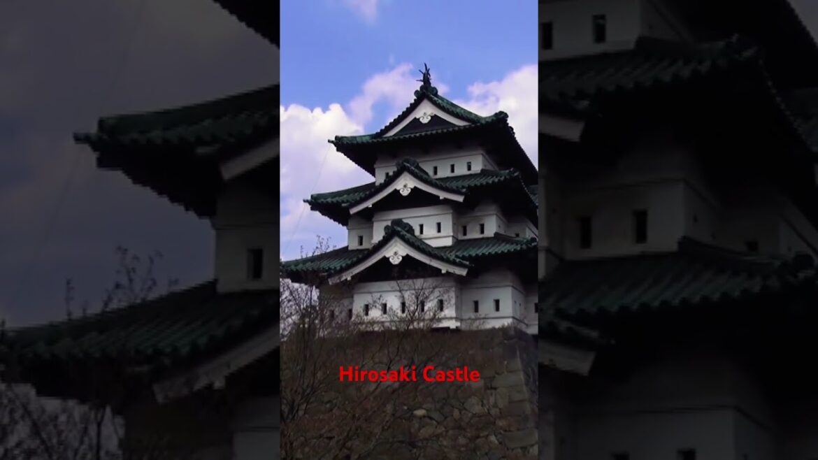 Hirosaki Castle in Hirosaki, close to Aomori